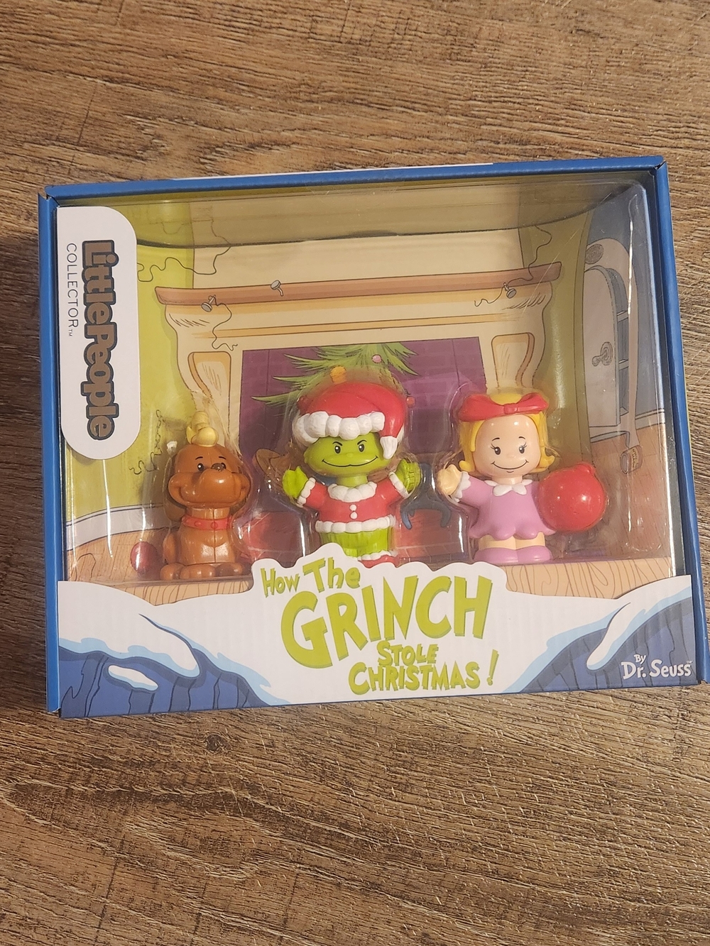 Little People How The Grinch Stole Christmas! Figure Set - Green/Red/Pink